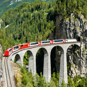 Lugano, Chiavenna e il Trenino dell'Albula