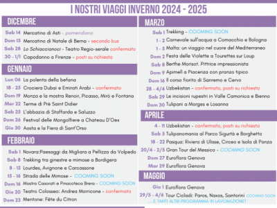 Volantino Viaggi Inverno 2024 - 2025